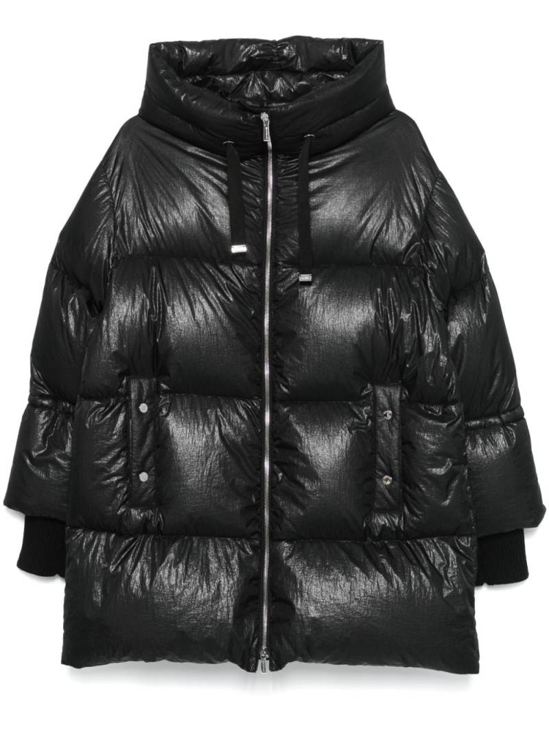 Moorer Justine coat - Black von Moorer