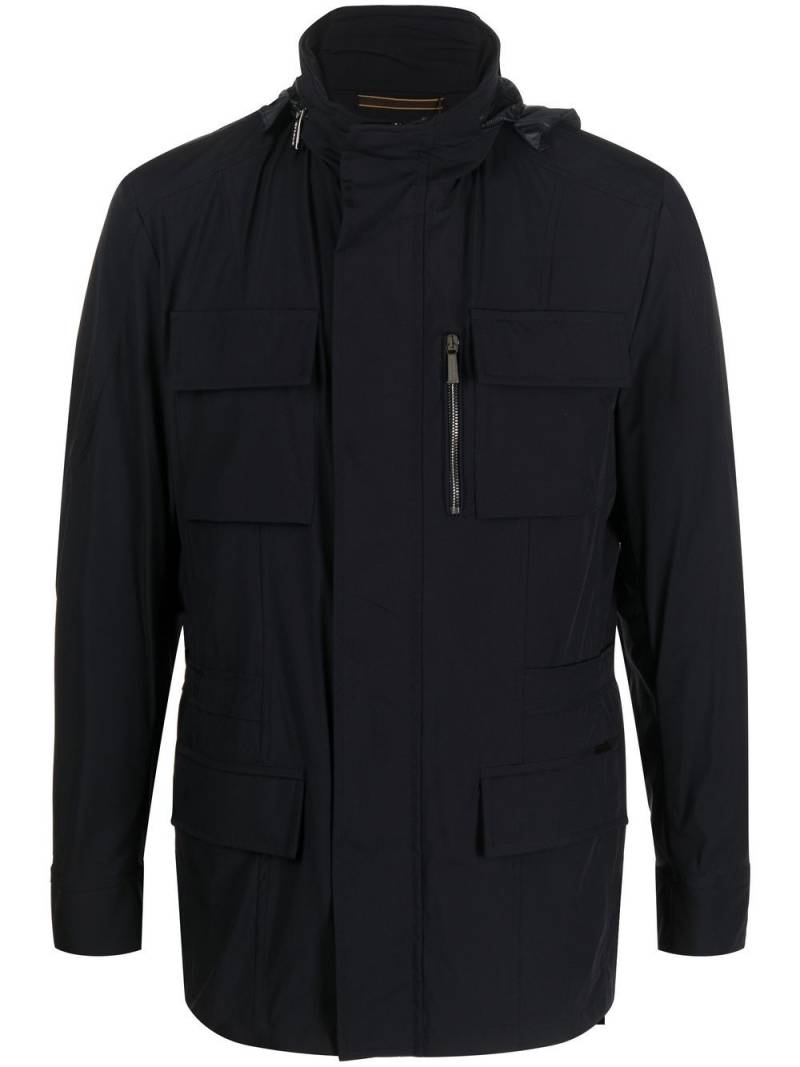 Moorer Manolo-KN field jacket - Blue von Moorer