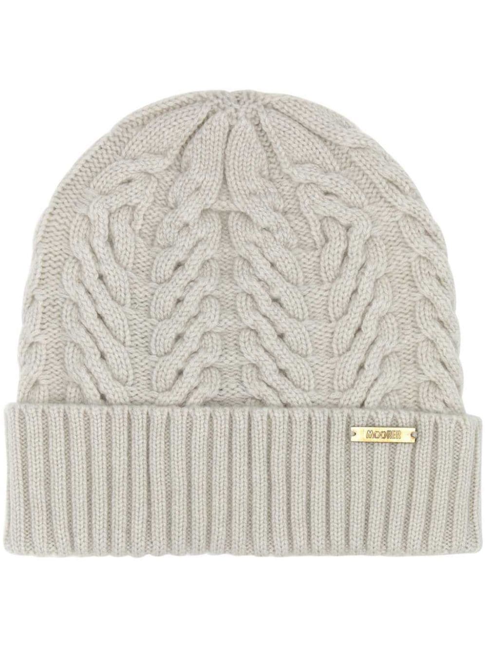 Moorer Maria cashmere beanie - Neutrals von Moorer