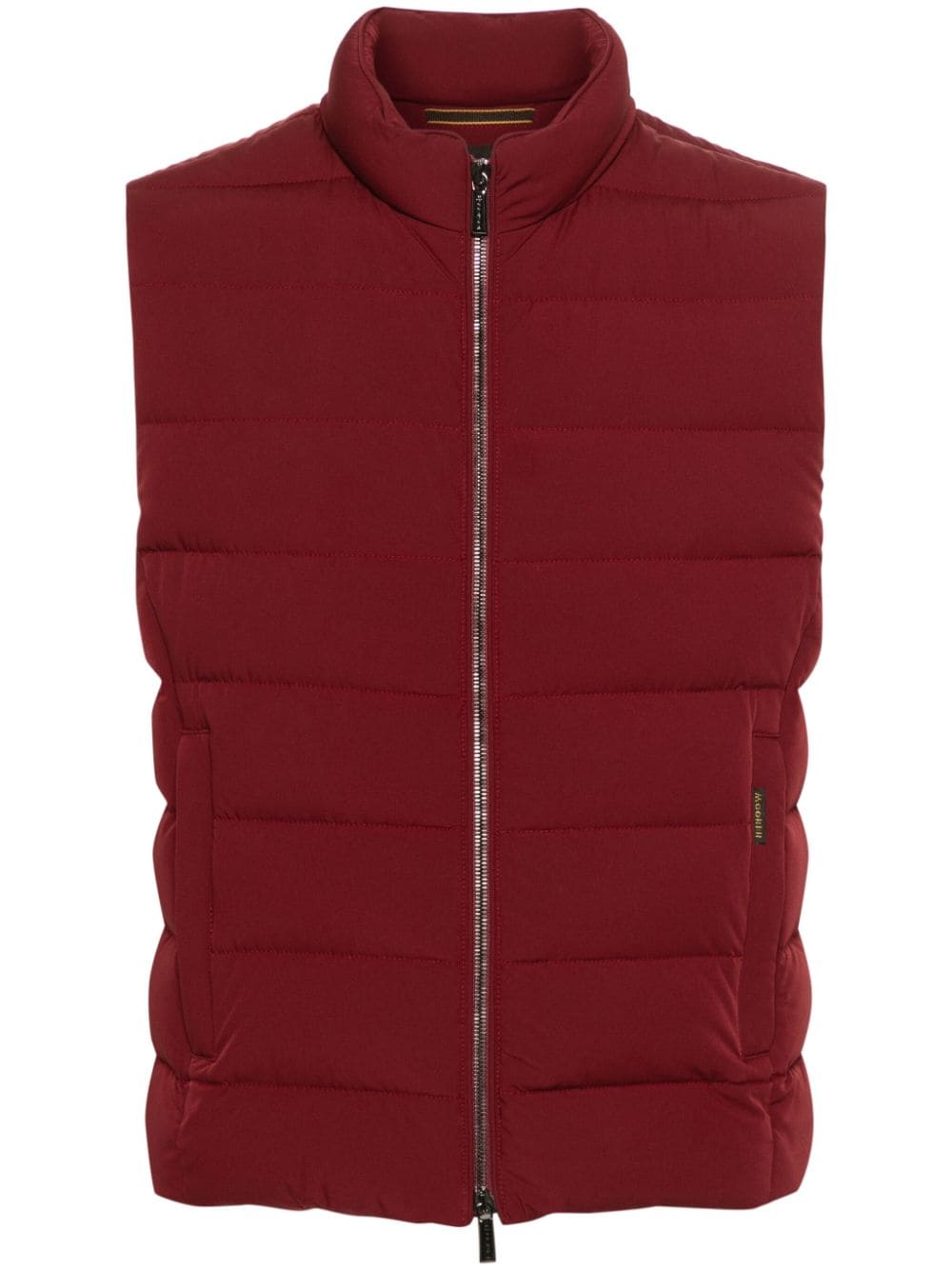 Moorer Oliver-Kn padded gilet - Red von Moorer