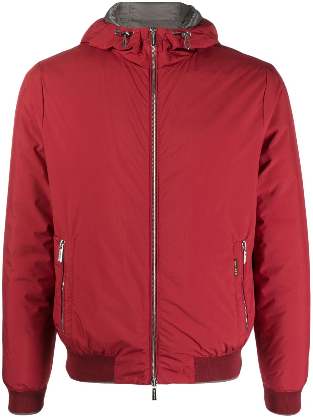 Moorer Oniro hooded padded jacket - Red von Moorer