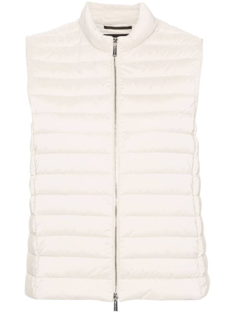 Moorer Oprah-Os padded gilet - Neutrals von Moorer