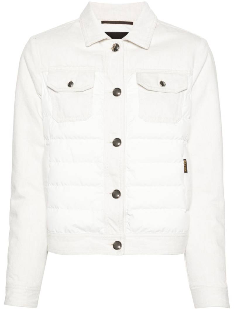 Moorer Petunia padded jacket - Neutrals von Moorer