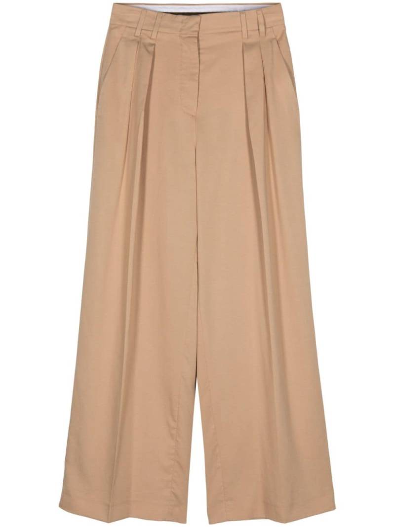 Moorer Riven-NTF wide-leg trousers - Brown von Moorer