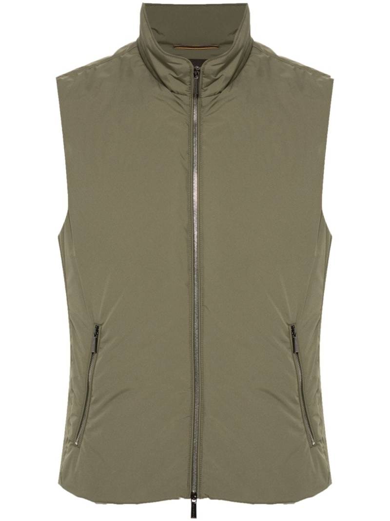 Moorer Senio-Skt padded gilet - Green von Moorer