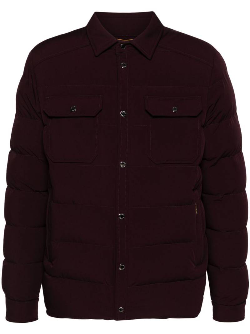 Moorer Veton-KN quilted jacket - Purple von Moorer