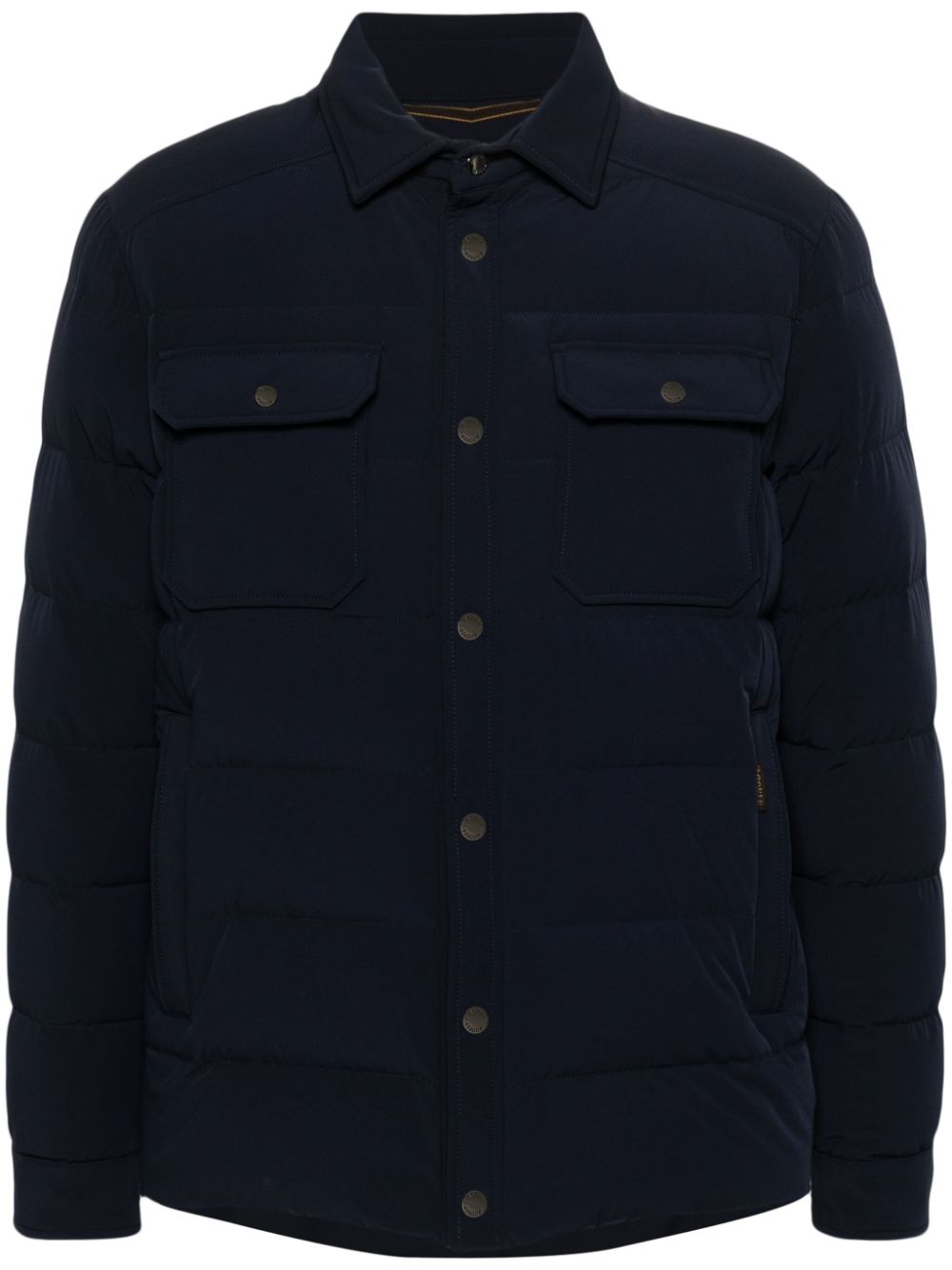 Moorer Veton padded jacket - Blue von Moorer