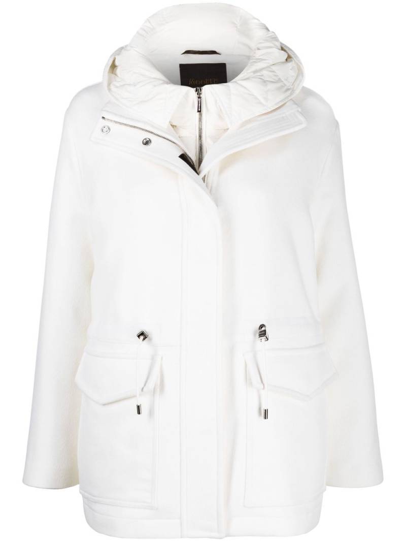 Moorer ZERMATT-LE parka coat - White von Moorer