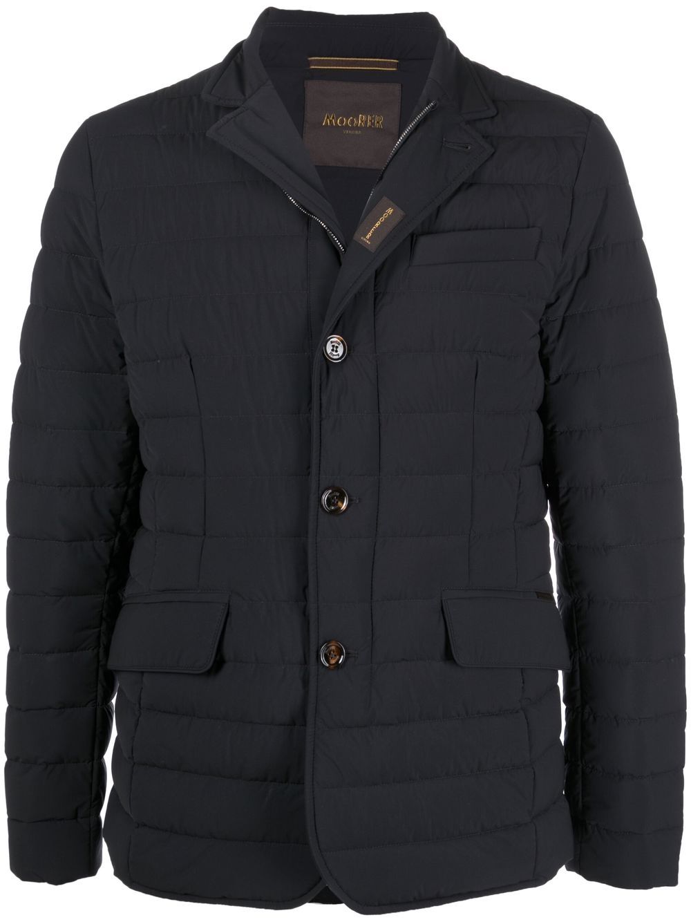 Moorer Zavyer quilted puffer jacket - Blue von Moorer