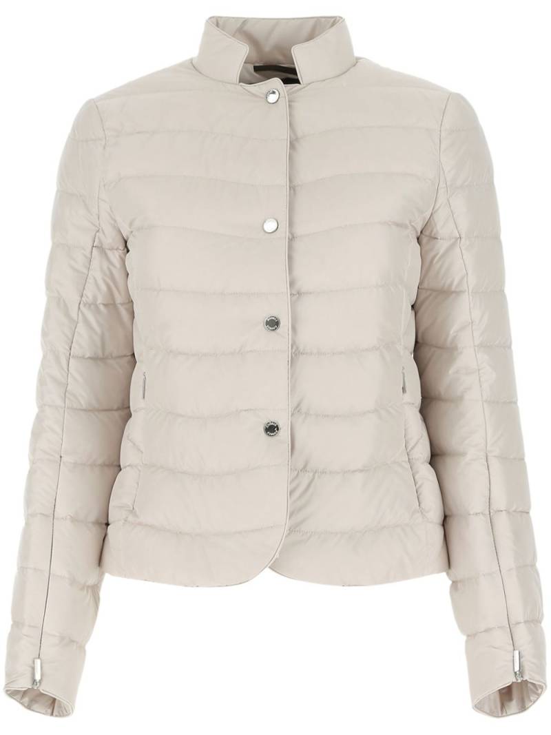 Moorer buttoned padded jacket - Neutrals von Moorer