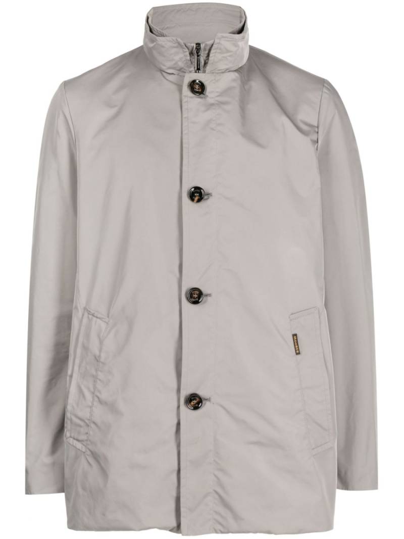 Moorer funnel-neck padded jacket - Grey von Moorer