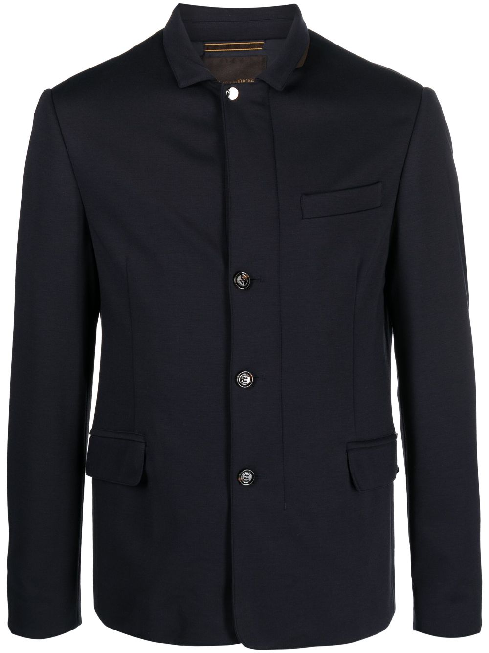 Moorer high-neck long-sleeve jacket - Blue von Moorer