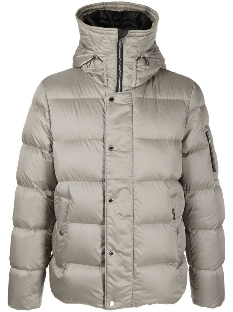 Moorer quilted hooded padded jacket - Neutrals von Moorer