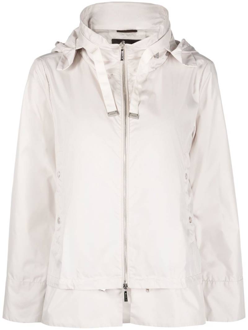 Moorer Sinia hooded jacket - White von Moorer