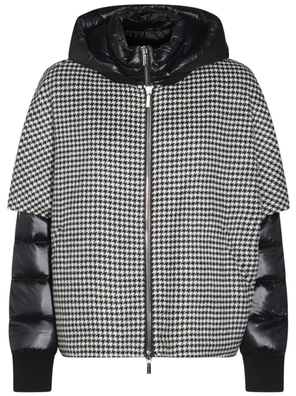 Moorer layered puffer jacket - Black von Moorer