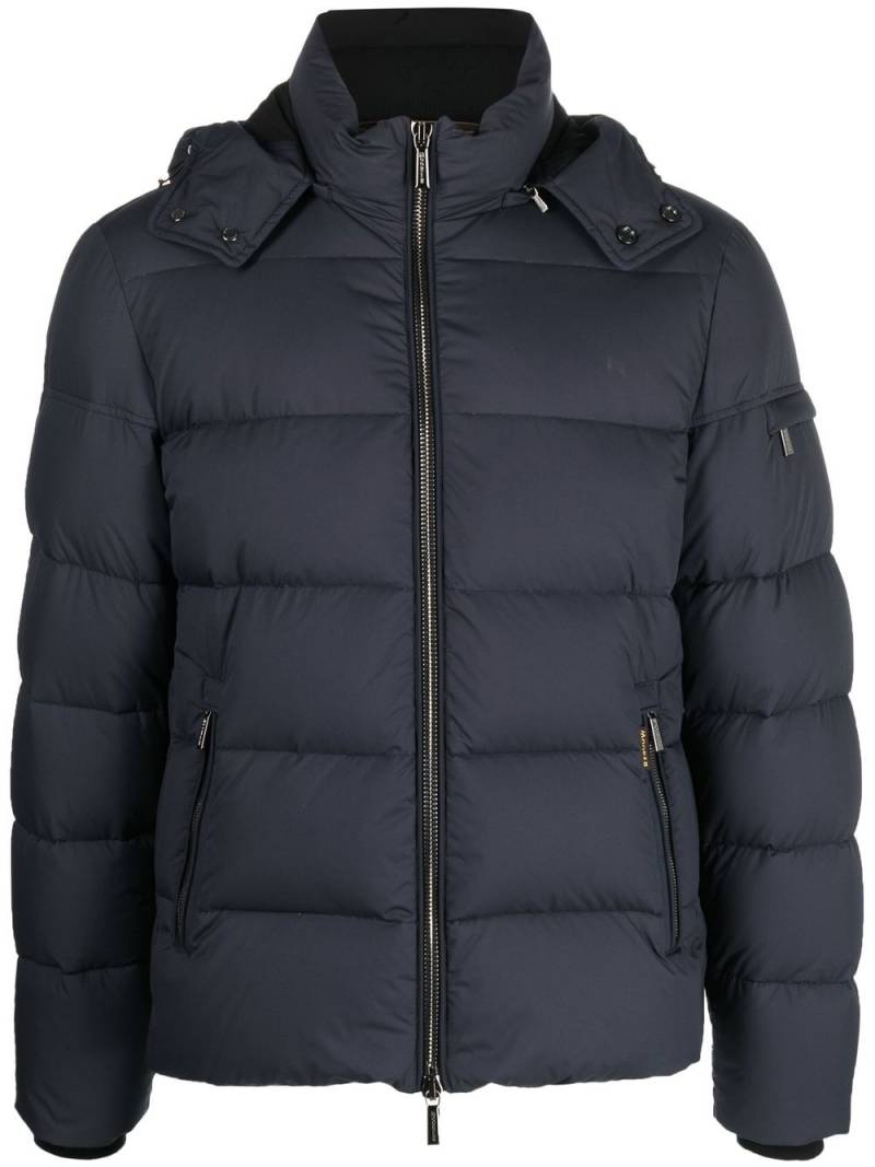 Moorer padded down jacket - Blue von Moorer