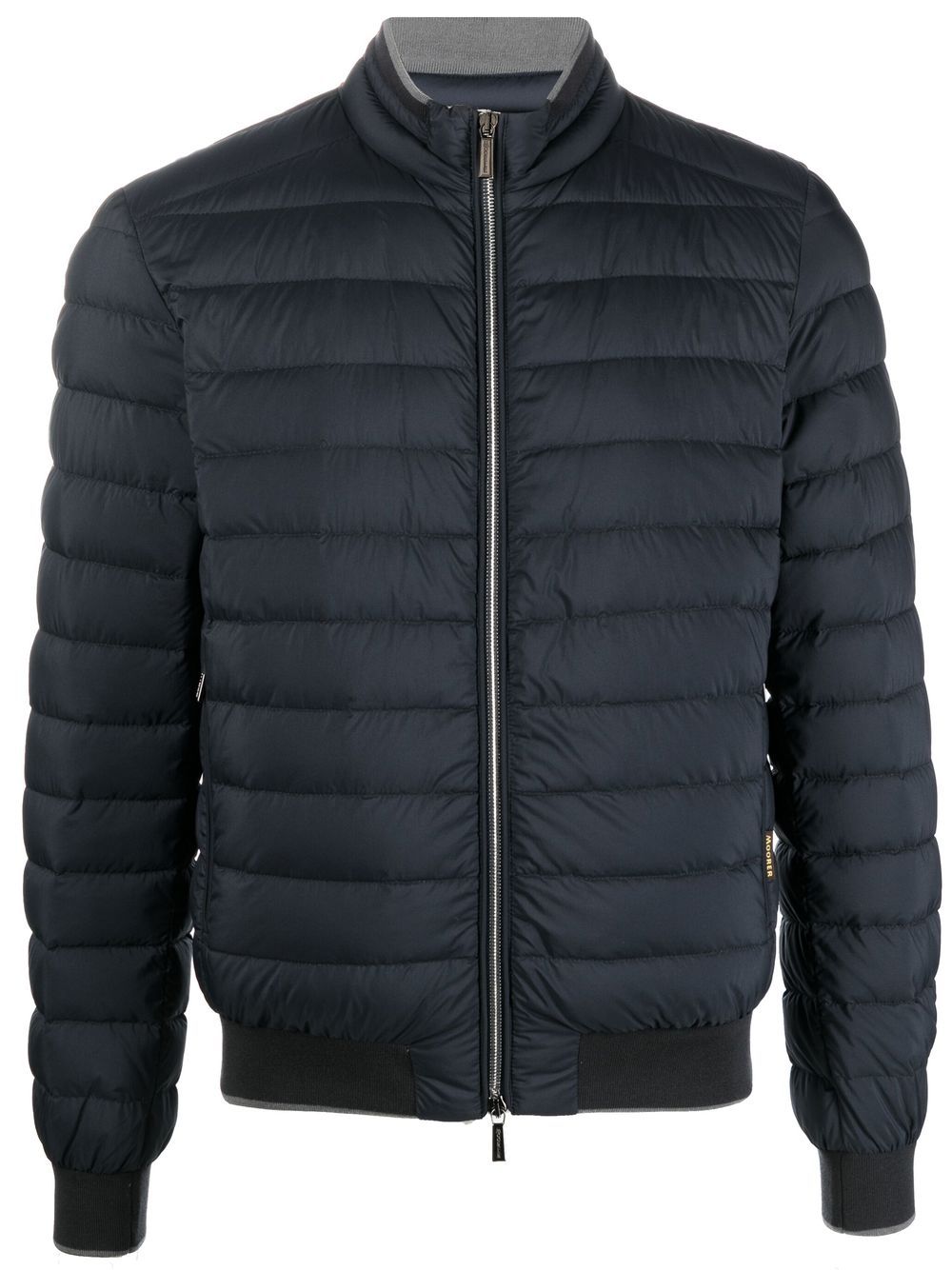 Moorer padded zip-up jacket - Blue von Moorer