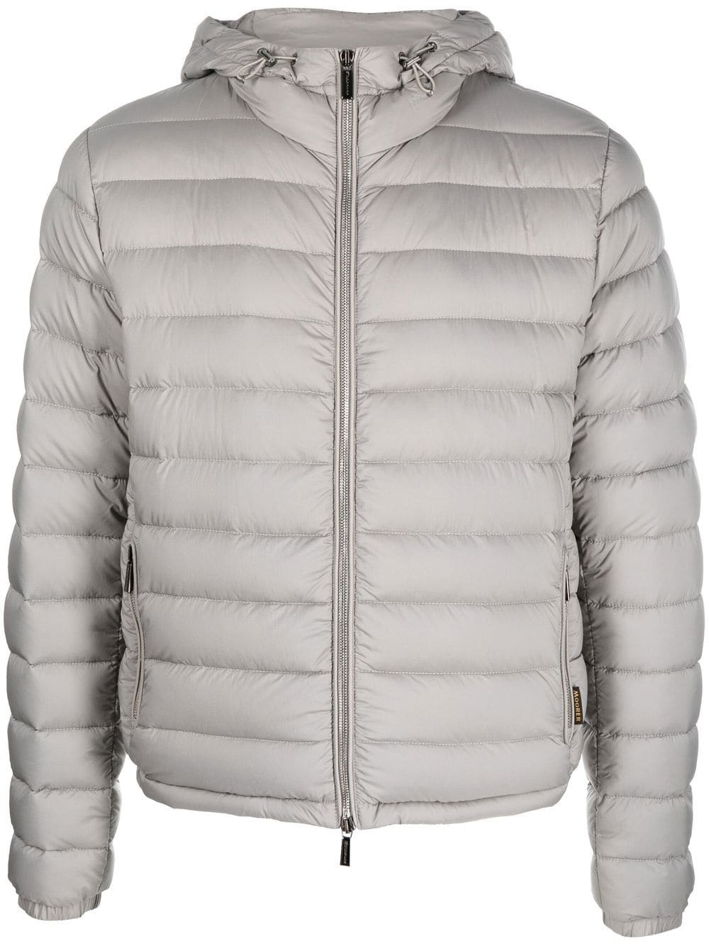 Moorer quilted-finish padded jacket - Neutrals von Moorer