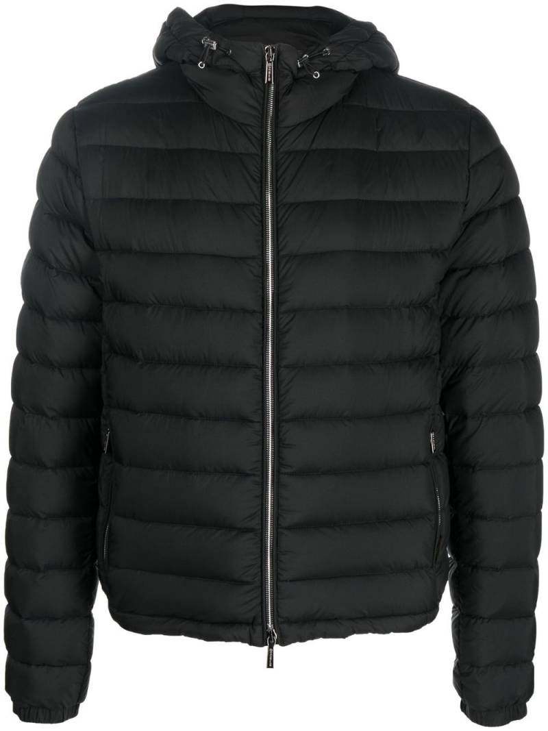 Moorer quilted-finish puffer jacket - Black von Moorer