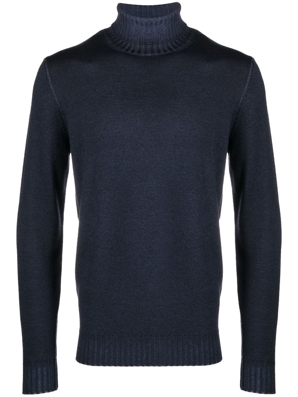 Moorer roll neck knitted jumper - Blue von Moorer