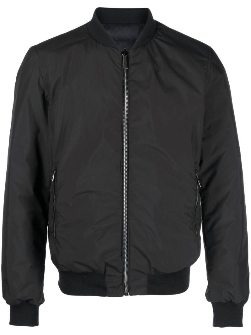 Moorer zip-up bomber jacket - Black von Moorer