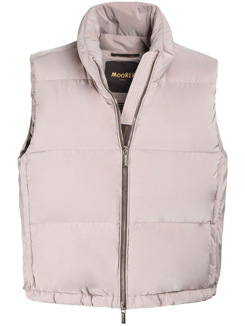 Moorer zip-up gilet - Neutrals von Moorer