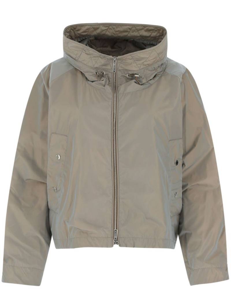 Moorer zip-up hood jacket - Grey von Moorer