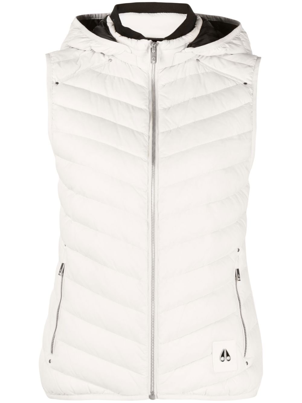 Moose Knuckles Air Down padded gilet - White von Moose Knuckles