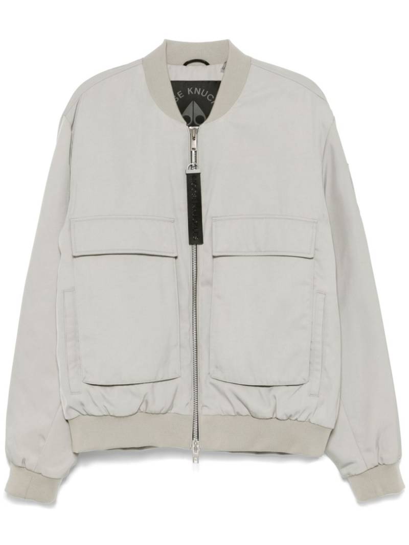 Moose Knuckles Alder bomber jacket - Grey von Moose Knuckles