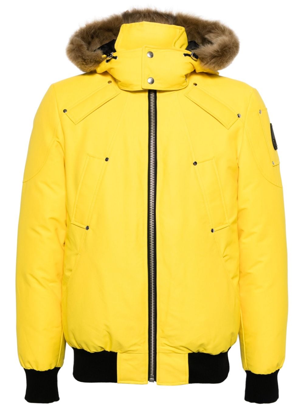 Moose Knuckles Ballistic hooded puffer jacket - Yellow von Moose Knuckles