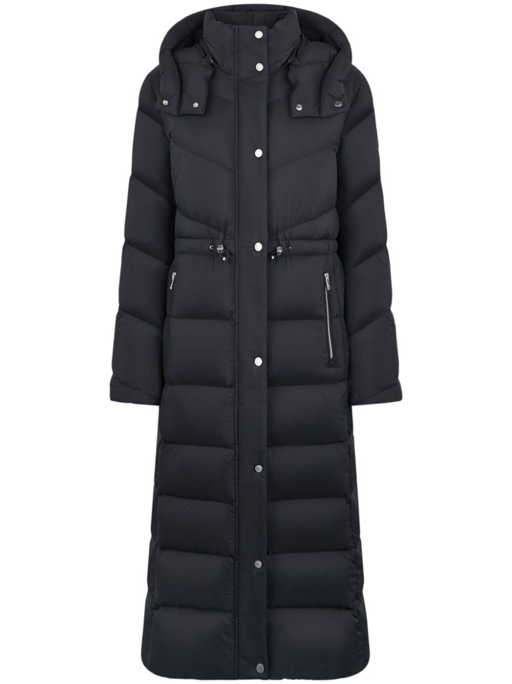 Moose Knuckles Belle long puffer coat - Black von Moose Knuckles