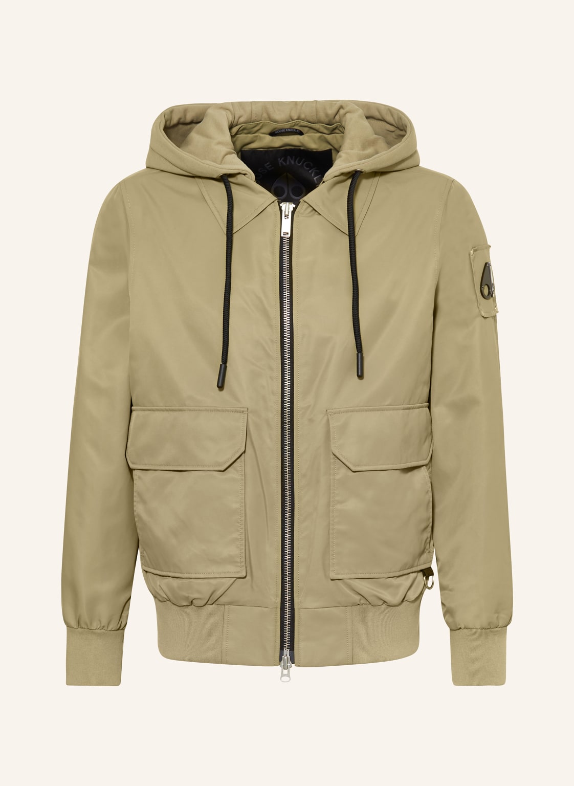 Moose Knuckles Jacke Oxley Mit Abnehmbarer Kapuze gruen von Moose Knuckles