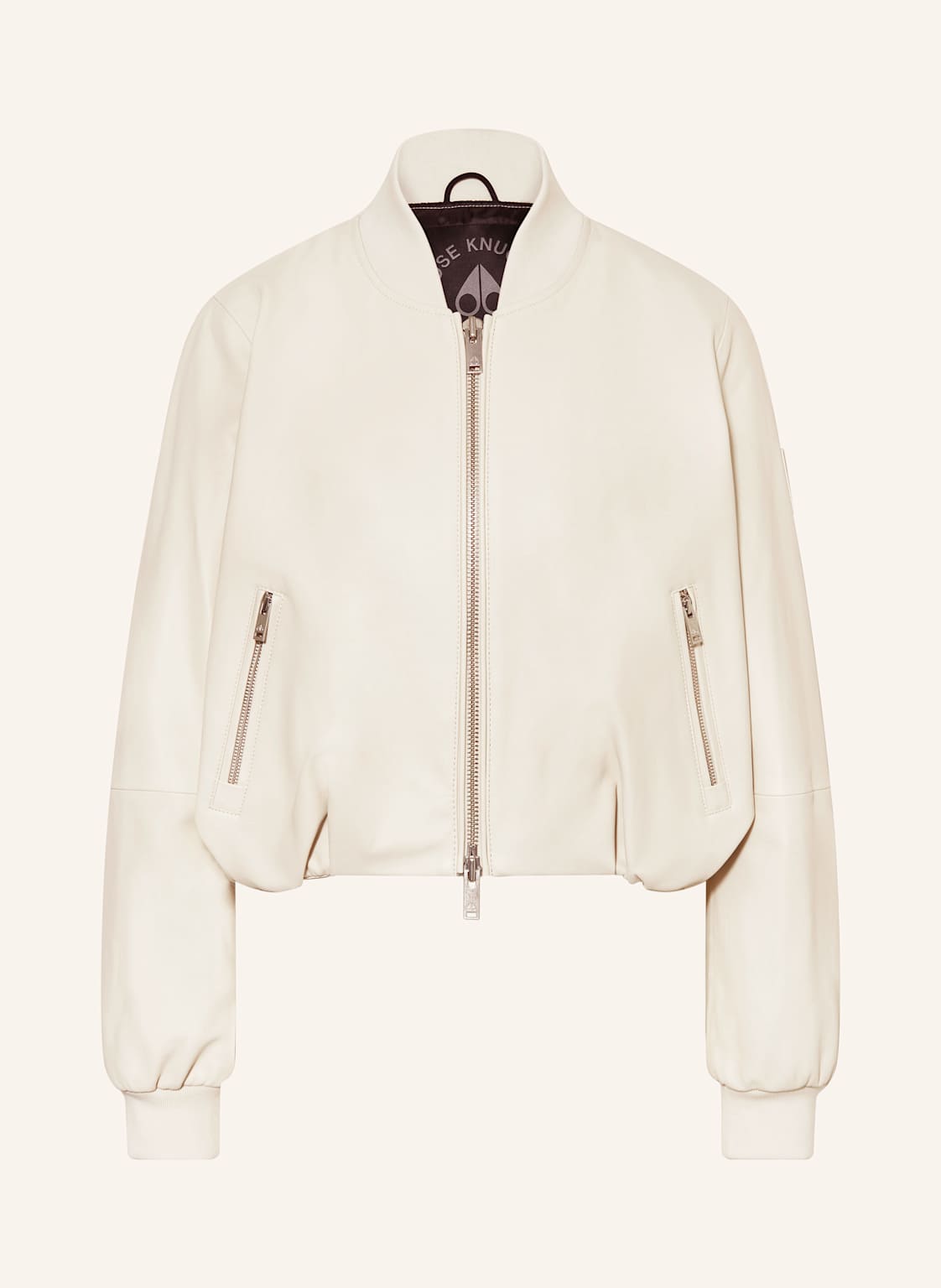 Moose Knuckles Lederblouson Cardin weiss Moose Knuckles Lederblouson Cardin weiss von Moose Knuckles