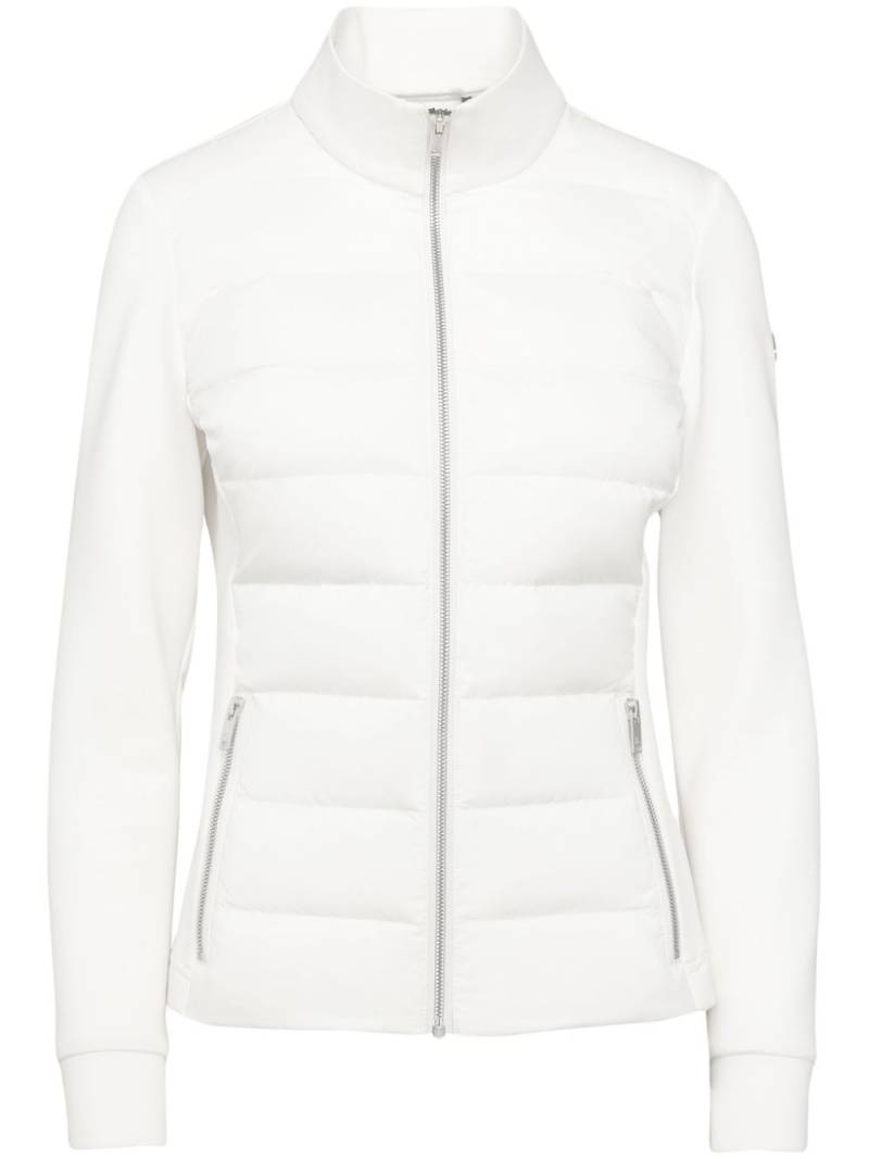 Moose Knuckles Naomi high-neck puffer jacket - White von Moose Knuckles