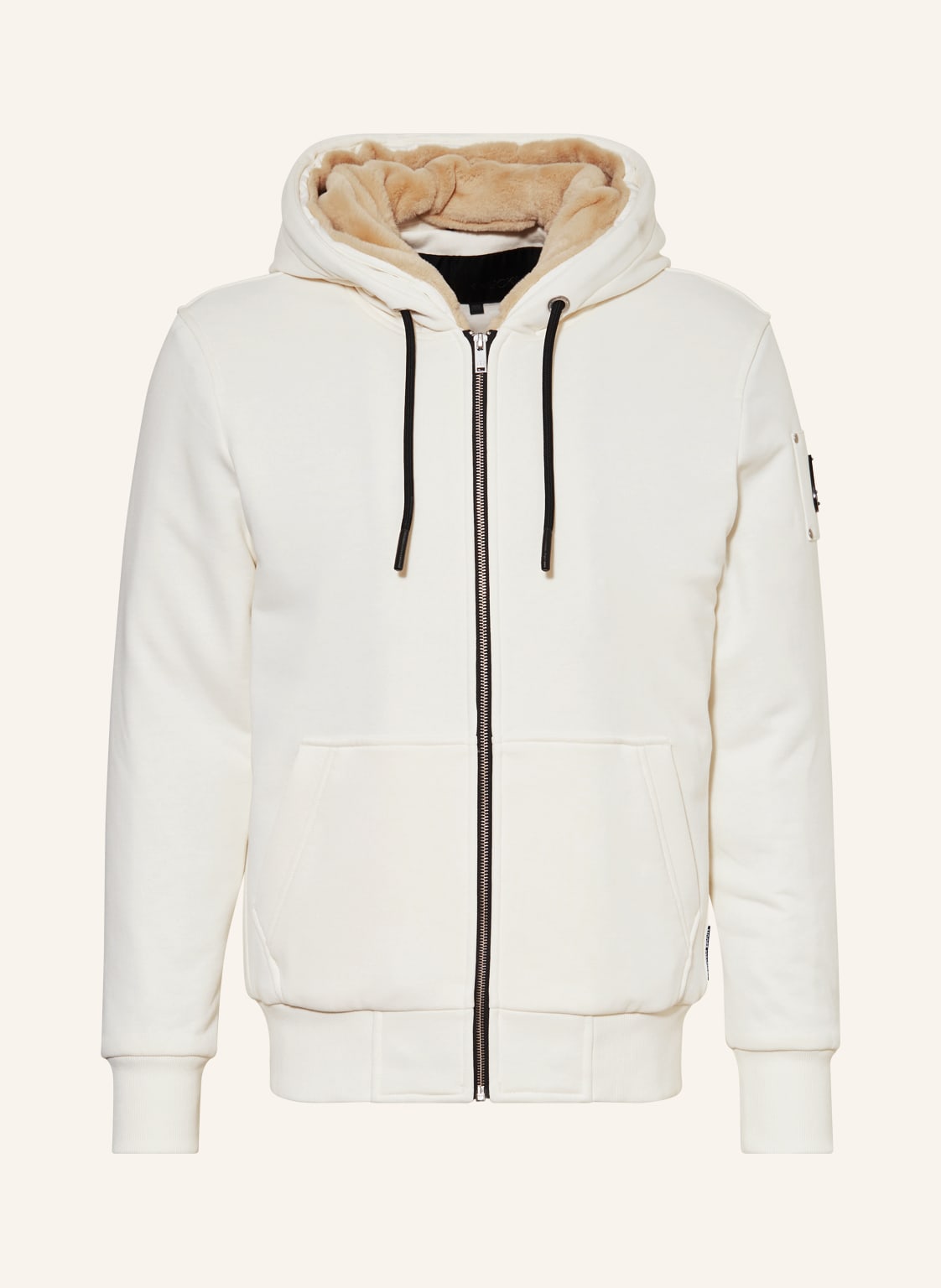 Moose Knuckles Sweatjacke Bunny weiss von Moose Knuckles