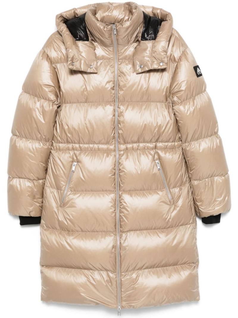 Moose Knuckles quilted hooded coat - Neutrals von Moose Knuckles