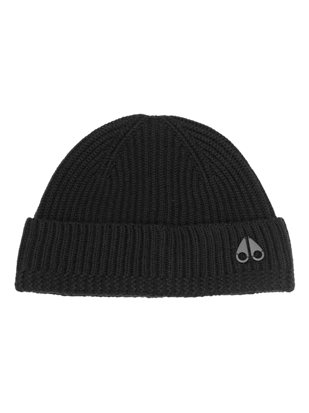 Moose Knuckles ribbed-knit wool beanie - Black von Moose Knuckles