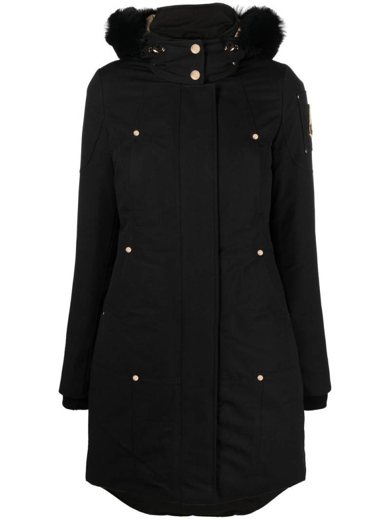 Moose Knuckles zip-up hooded parka - Black von Moose Knuckles