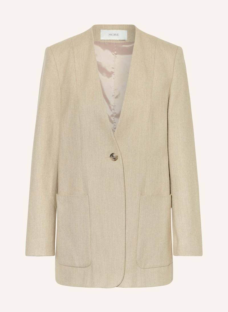 More Flanellblazer beige von More