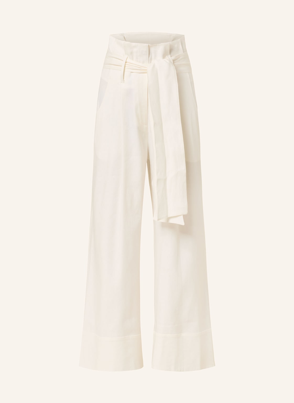More Paperbag-Hose Mit Leinen weiss More Paperbag-Hose Mit Leinen weiss von More