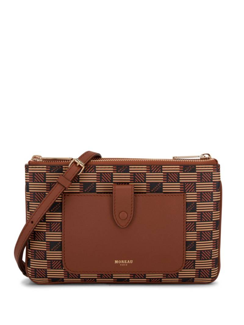 Moreau Double pouch crossbody bag - Brown von Moreau