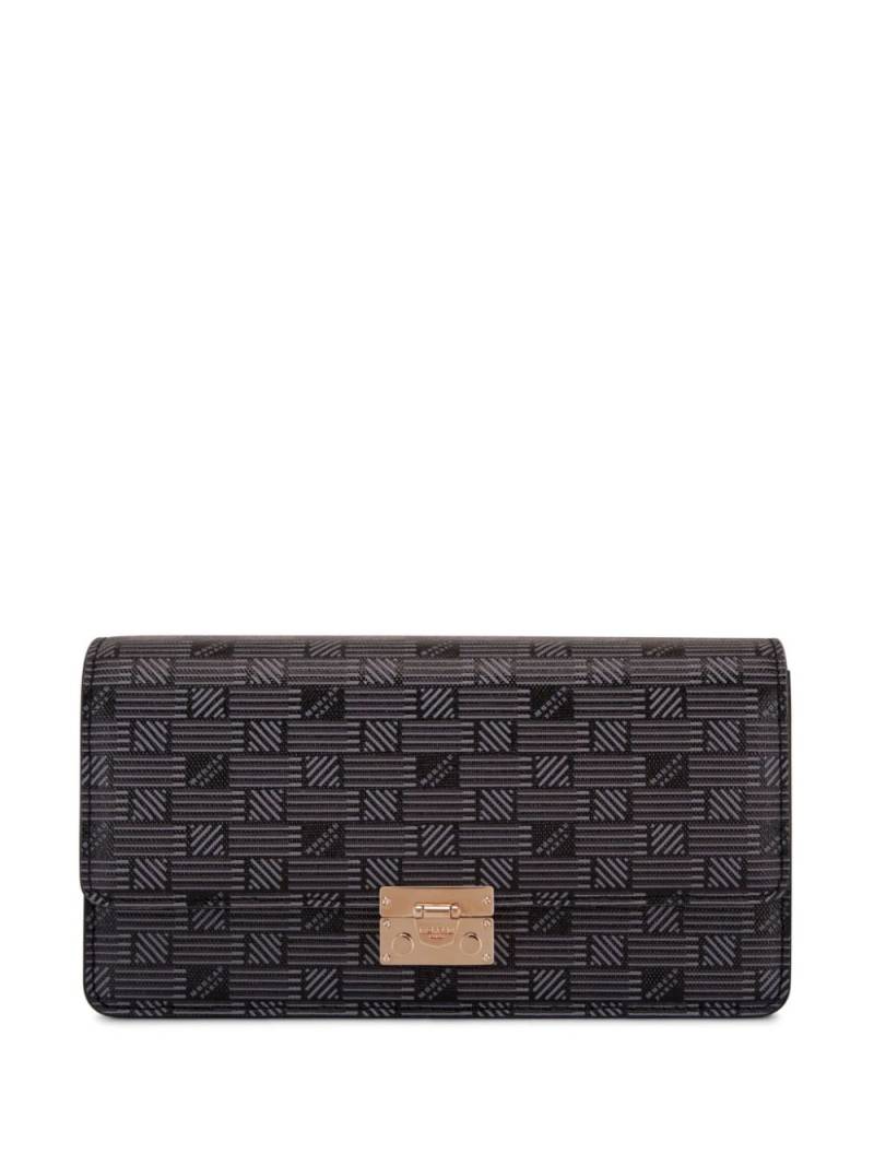 Moreau Gigi logo-print clutch bag - Black von Moreau