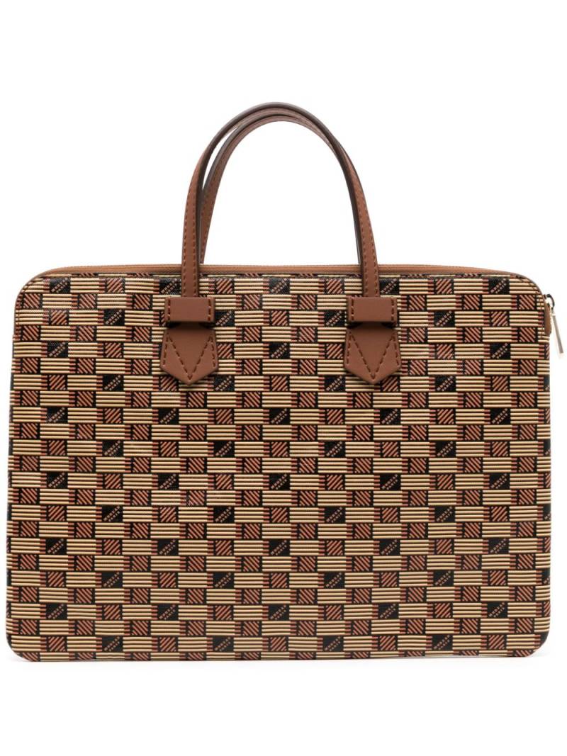 Moreau monogram-pattern laptop case - Multicolour von Moreau