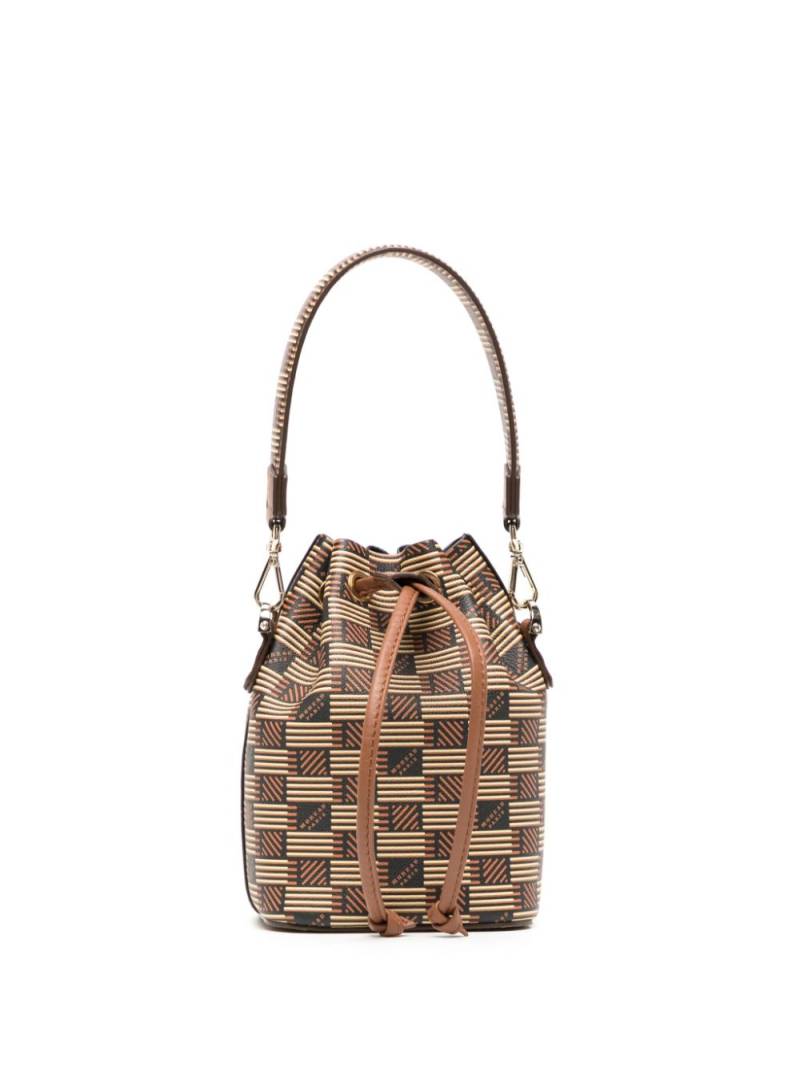 Moreau monogram-print bucket bag - Brown von Moreau