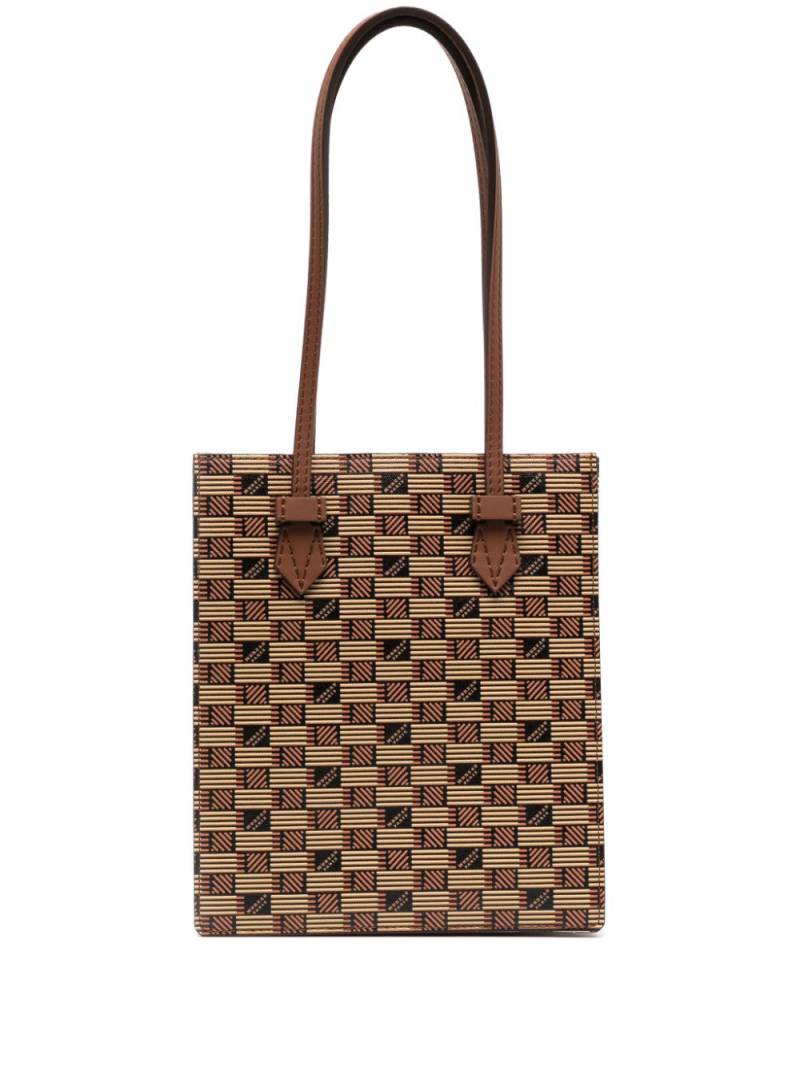 Moreau monogram-print leather tote - Multicolour von Moreau