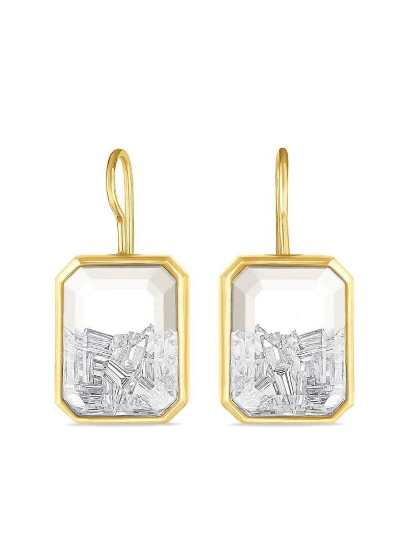 Moritz Glik 18kt yellow gold Esmeralda diamond shaker earrings von Moritz Glik