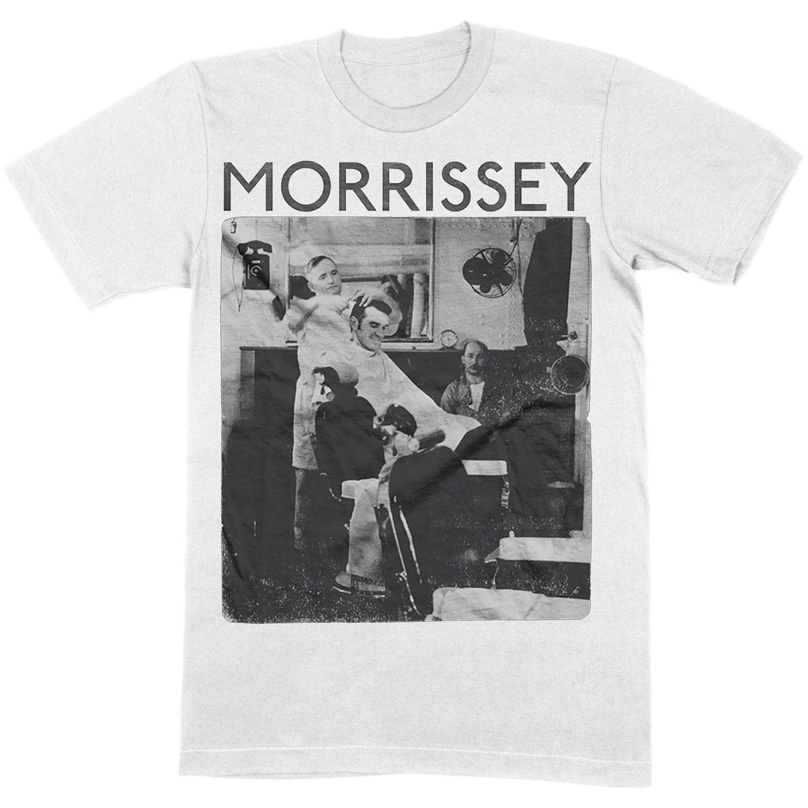 Morrissey - Barber Shop TShirt, für Damen, Weiss, Größe XL von Morrissey