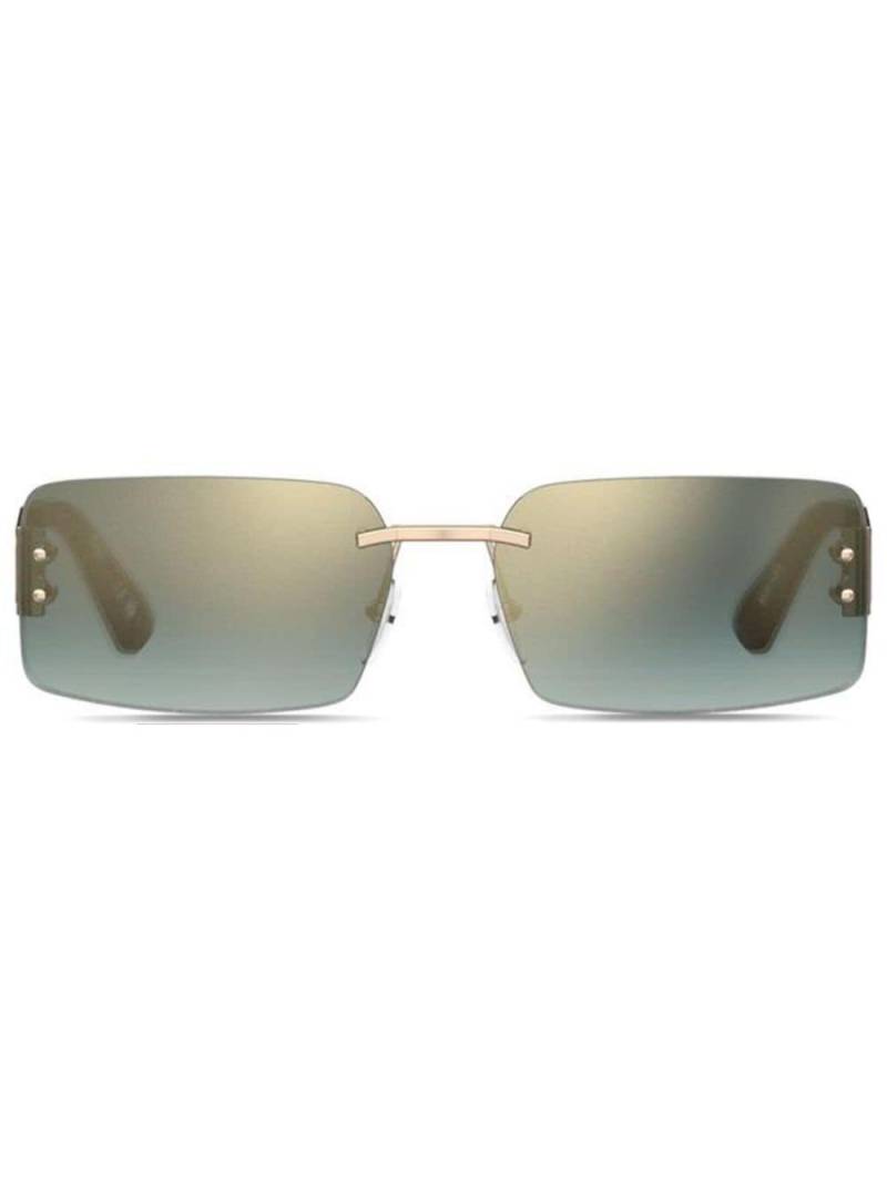 Moschino Eyewear logo-plaque sunglasses - Grey von Moschino Eyewear