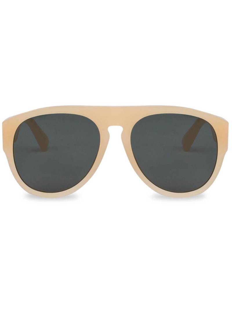 Moschino Eyewear pilot-frame sunglasses - Neutrals von Moschino Eyewear