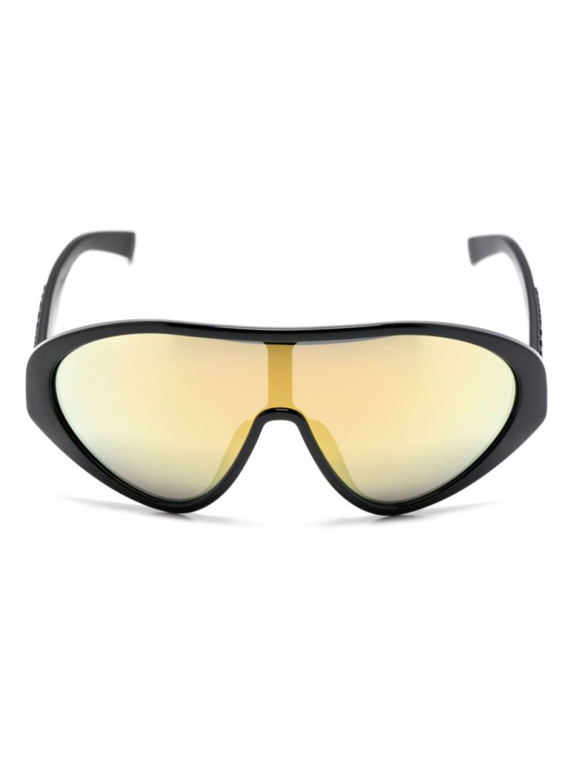 Moschino Eyewear shield-frame mirrored sunglasses - Black von Moschino Eyewear